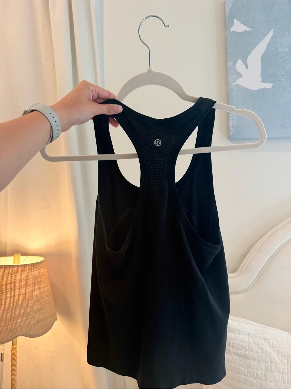 Lululemon black swiftly tank race length